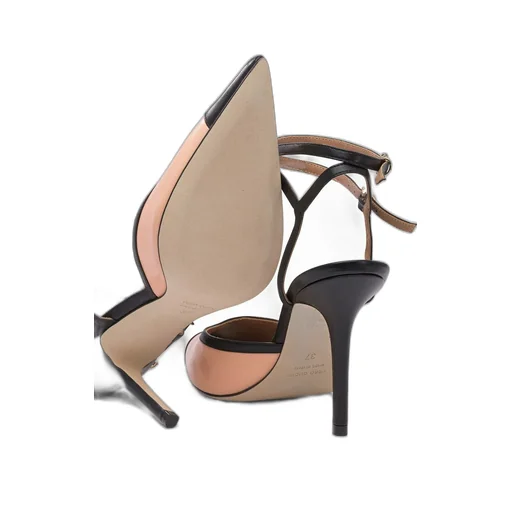 Pointed-Toe Pumps With Ankle Straps