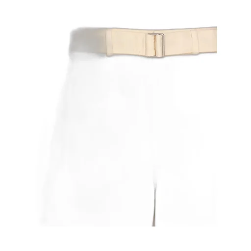 Wide-Leg Belted Trousers
