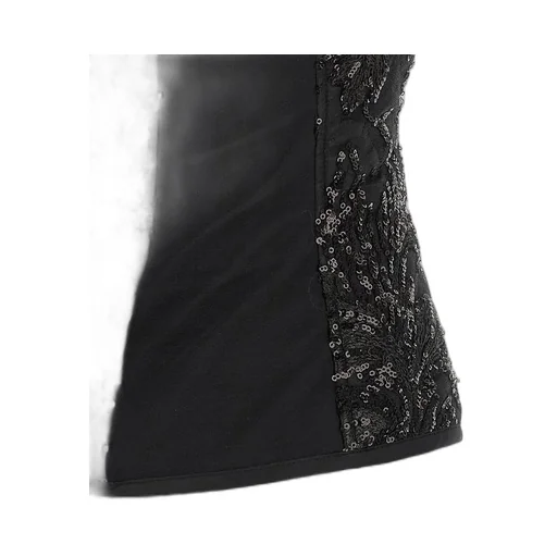 Strapless Sequin Corset Top