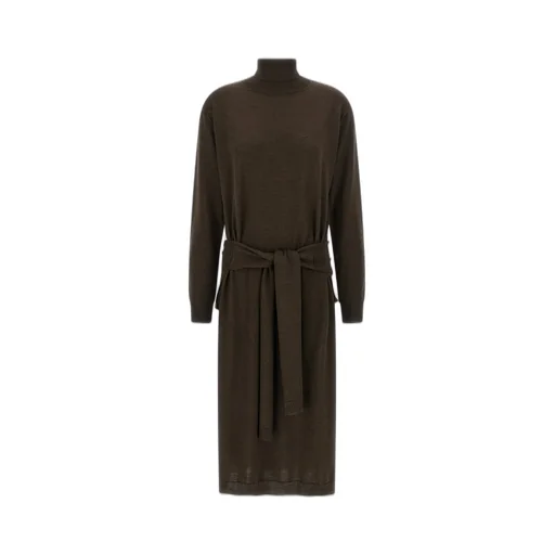 Turtleneck Knit Dress