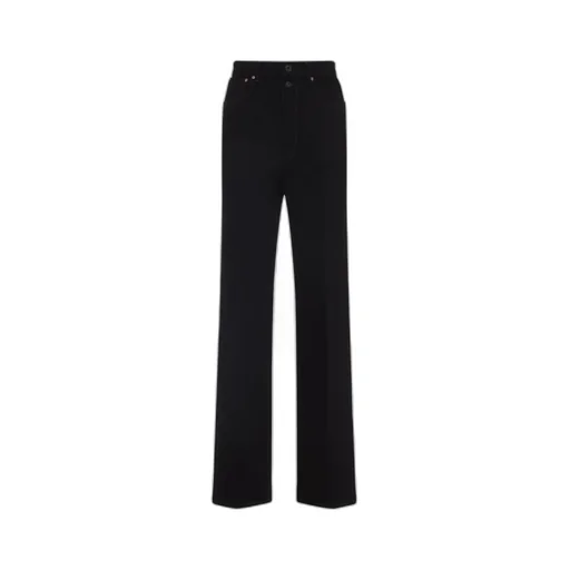 High-Rise Straight-Leg Jeans