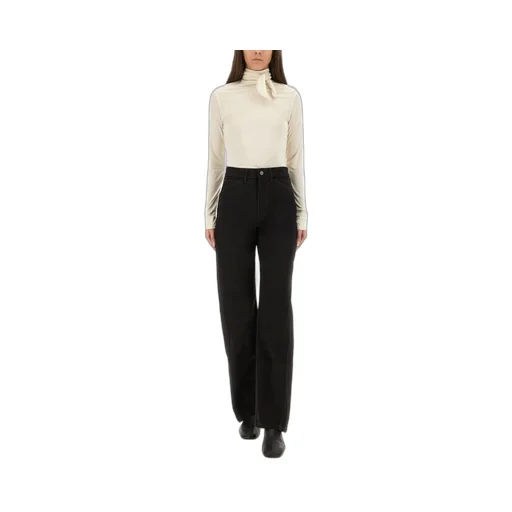 Turtleneck Top With Scarf Detail
