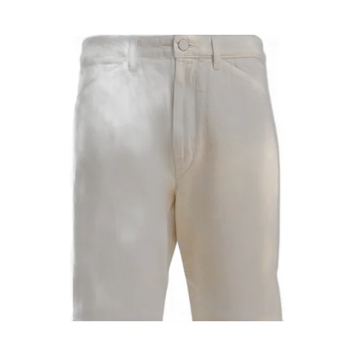 Straight-Leg Cotton Twill Trousers