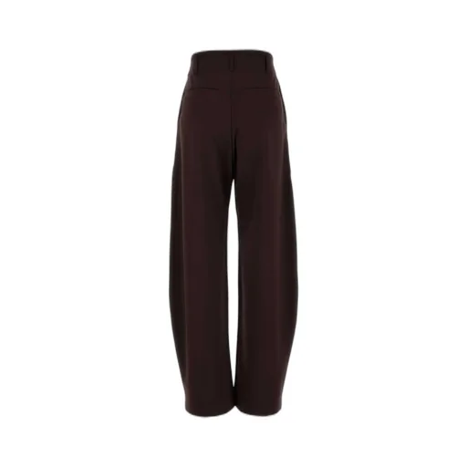 High-Waisted Wide-Leg Trousers