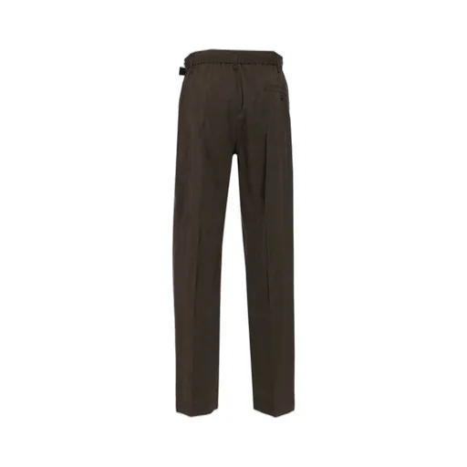 High-Waisted Wide-Leg Trousers