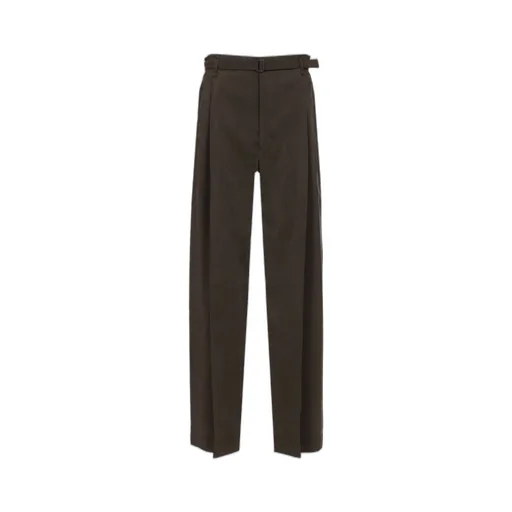 High-Waisted Wide-Leg Trousers