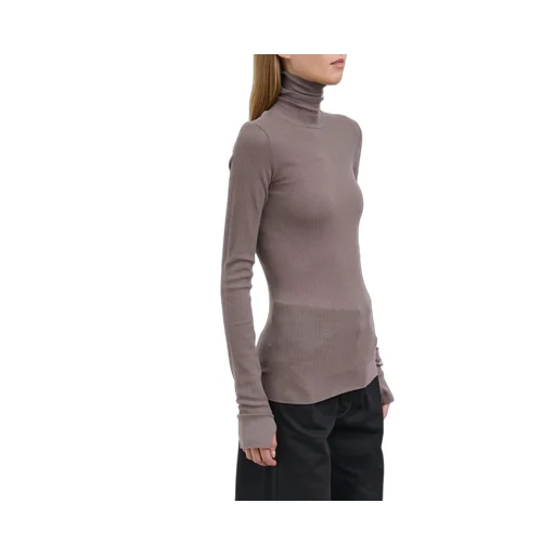Ribbed Turtleneck Sweater