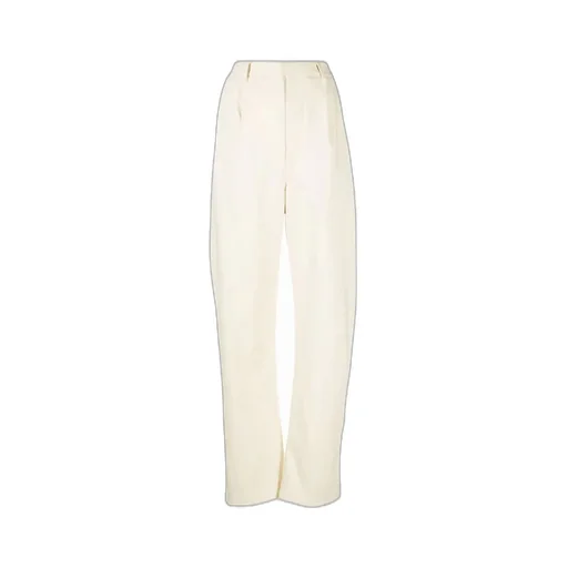 High-Rise Straight-Leg Trousers