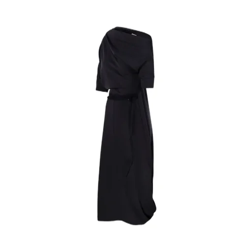 Asymmetric Draped Dress
