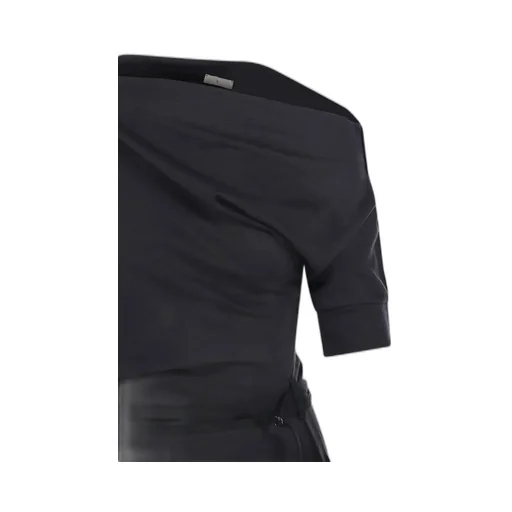 Asymmetric Draped Dress