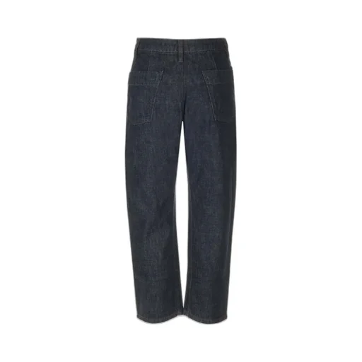 High-Waisted Straight Leg Jeans