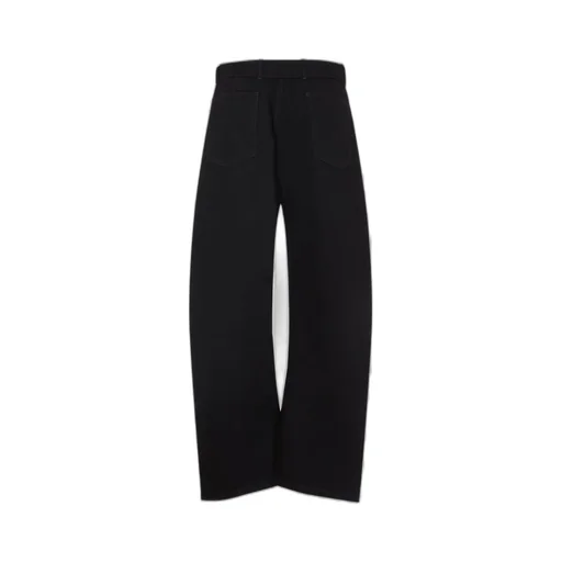 Wide-Leg Belted Trousers