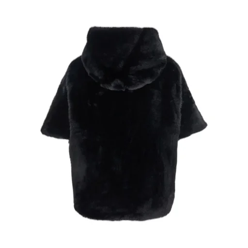 Faux Fur Hooded Coat
