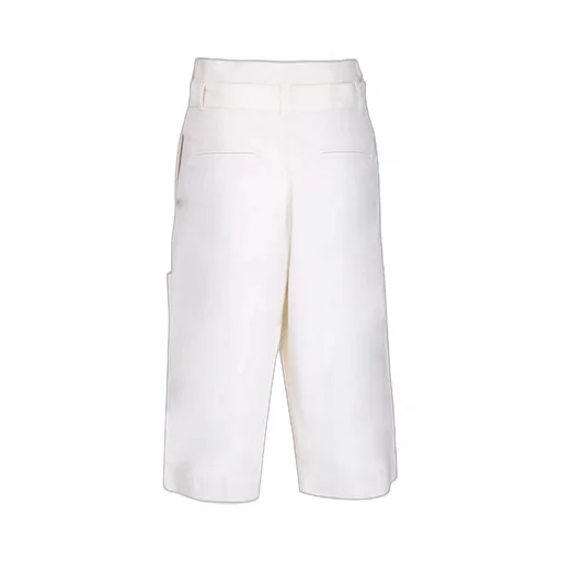 High-Waisted Cropped Trousers