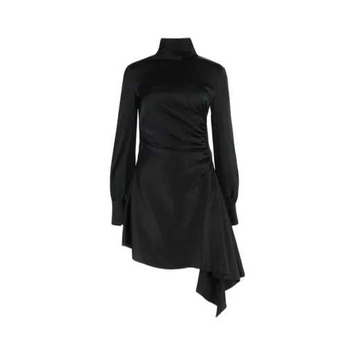 Asymmetric Ruched Dress