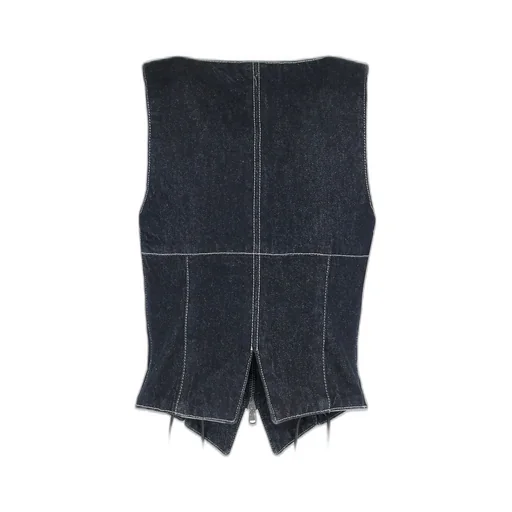 Denim Corset Vest
