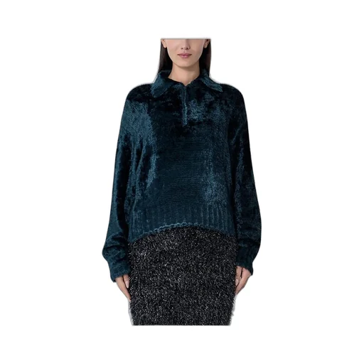 Faux Fur Cropped Sweater