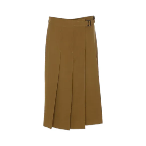 Pleated Midi Skirt