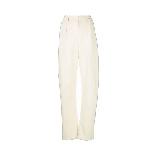 High-Rise Straight-Leg Trousers