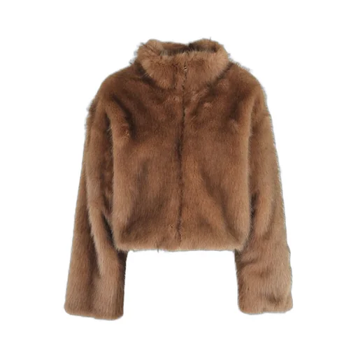 Faux Fur Cropped Jacket