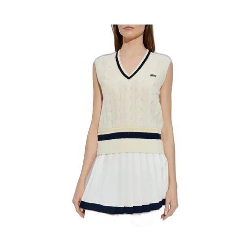 Cable Knit V-Neck Vest