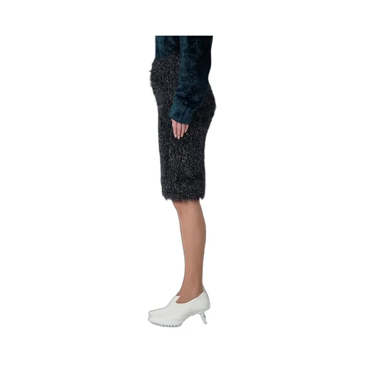 Fuzzy Pencil Skirt