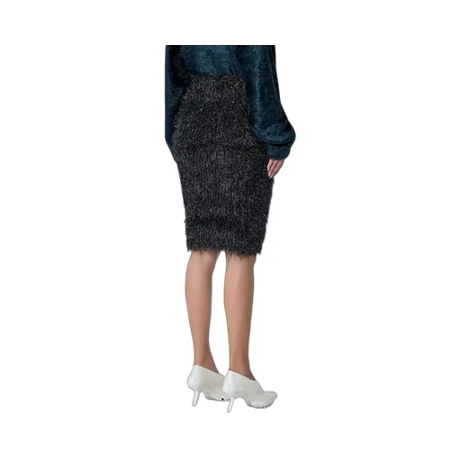 Fuzzy Pencil Skirt