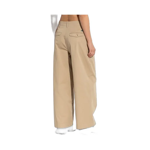Pleated Wide-Leg Trousers