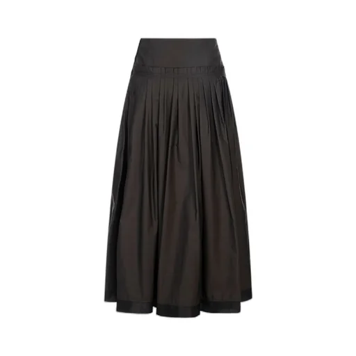 Pleated Maxi Skirt