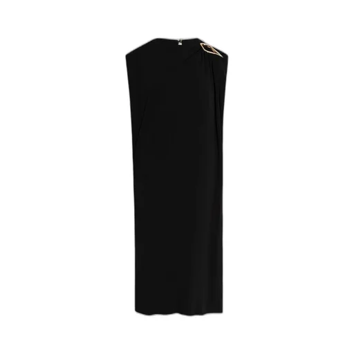 Sleeveless Dress With Gold-Tone Hardware