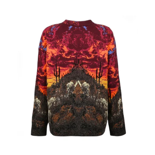 Printed Crewneck Sweater