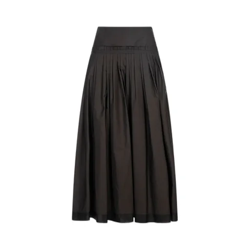 Pleated Maxi Skirt