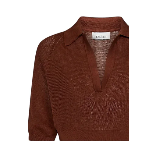 Cropped Polo Sweater