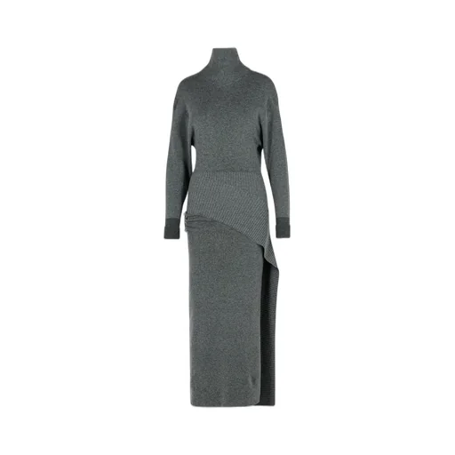 Asymmetric Knit Dress