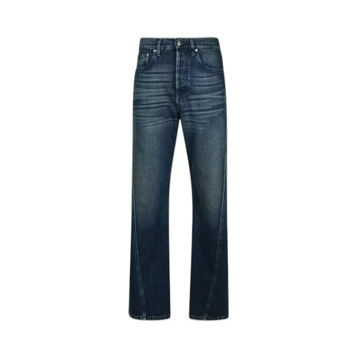 High-Waisted Straight Leg Jeans