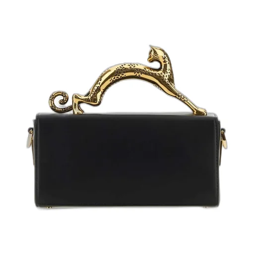 Leopard Handle Clutch