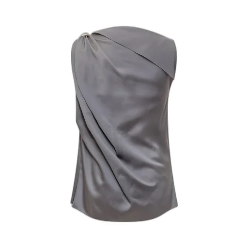 Draped One-Shoulder Top