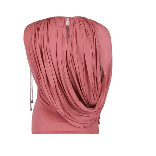 Draped Sleeveless Top
