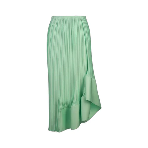 Pleated Asymmetrical Skirt