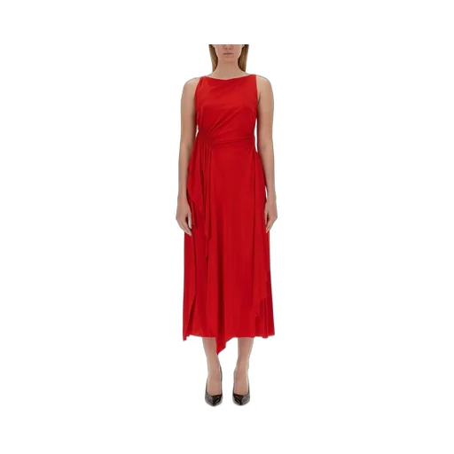 Asymmetrical Drape Dress