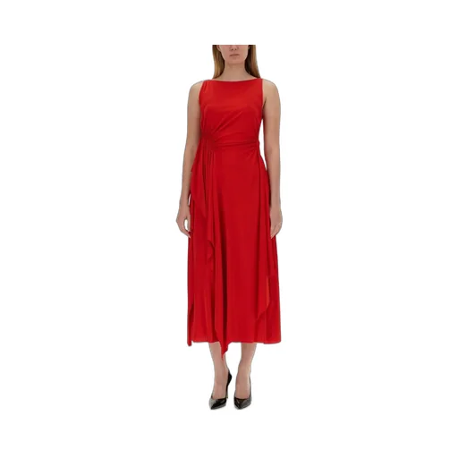 Asymmetrical Drape Dress