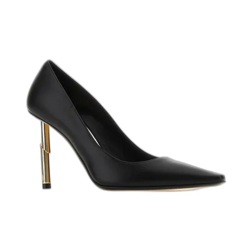 Pointed-Toe Pumps With Sculpted Heel