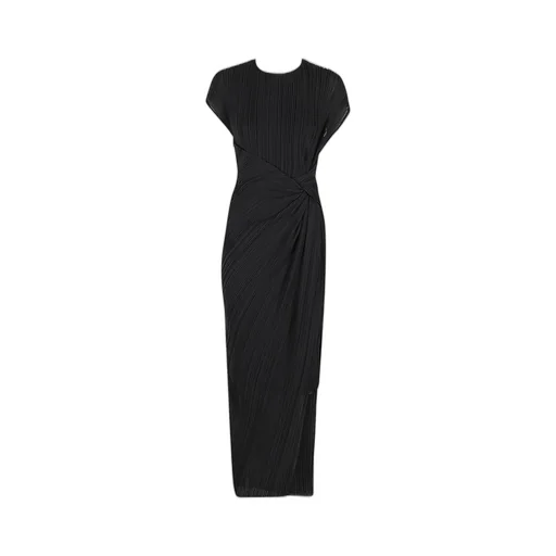 Pleated Maxi Dress