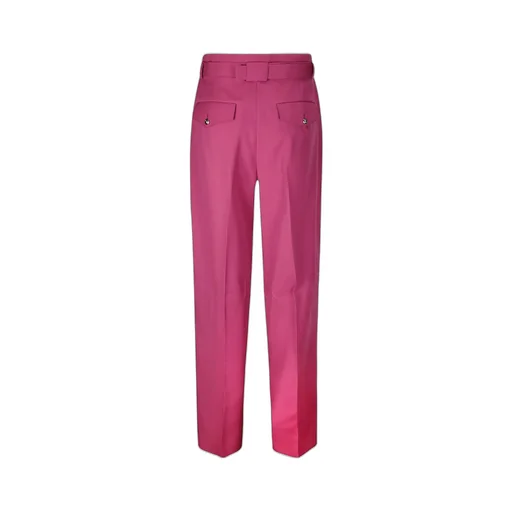 High-Waisted Pleated Trousers