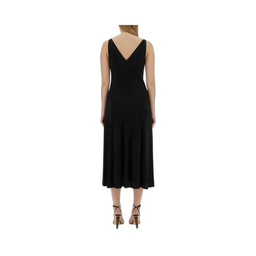 Midi Dress With Asymmetric Detail