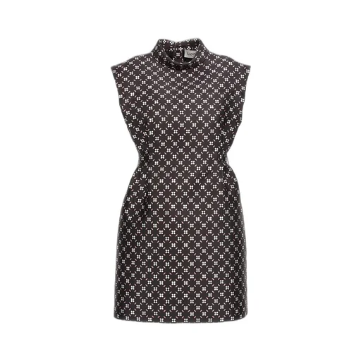 Sleeveless Mock Neck Dress