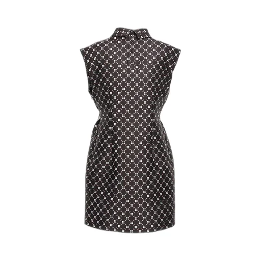 Sleeveless Mock Neck Dress