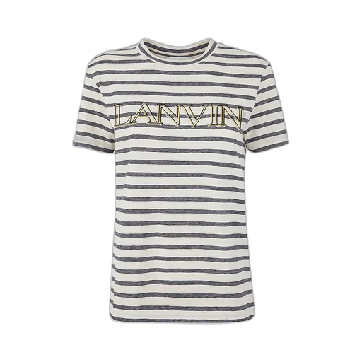 Striped T-Shirt With Logo