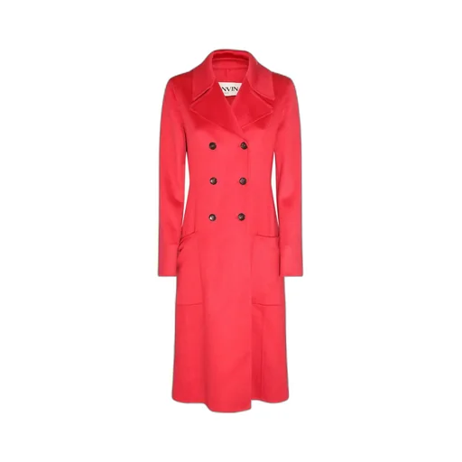 Double-Breasted Wool Coat