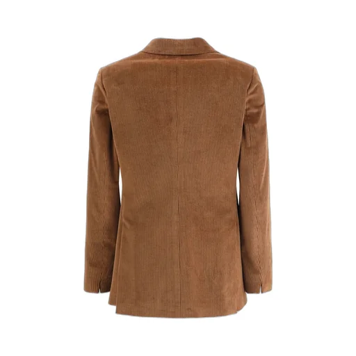 Double-Breasted Corduroy Blazer